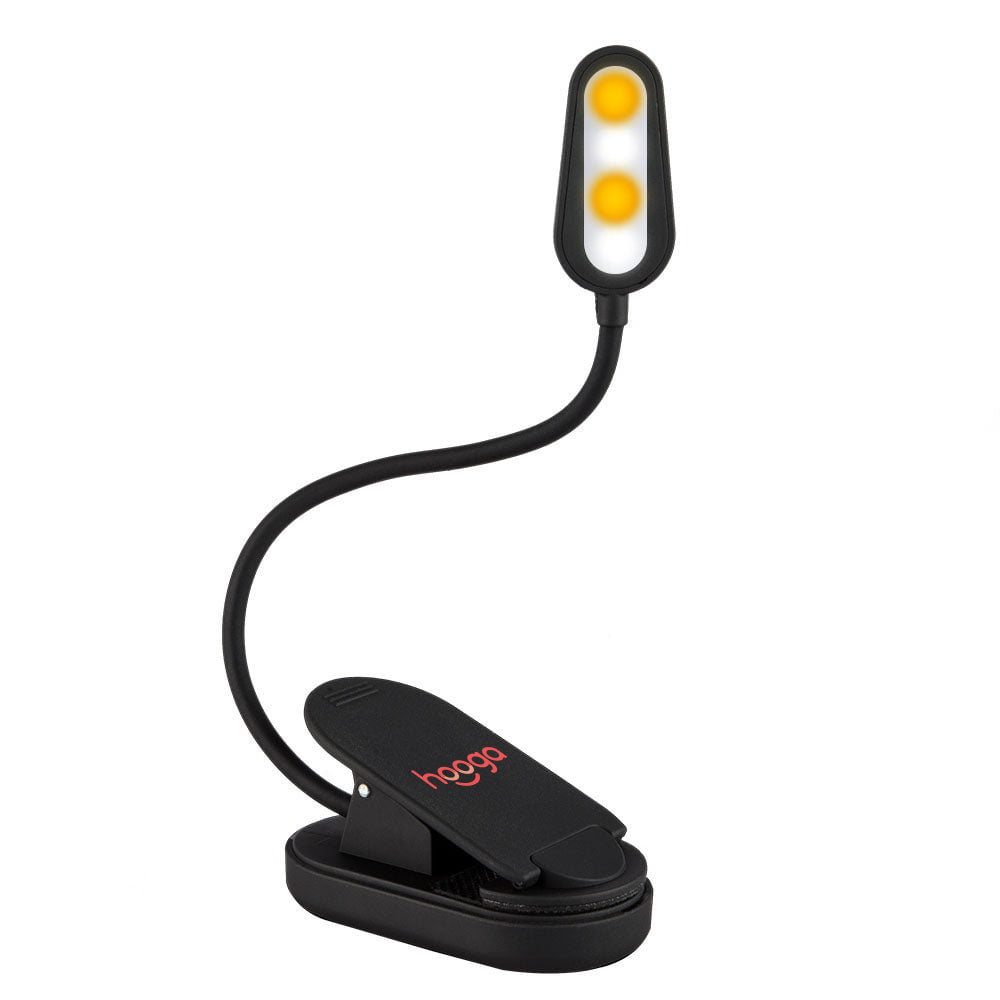 Hooga Health Amber and White Clip-On Book Light