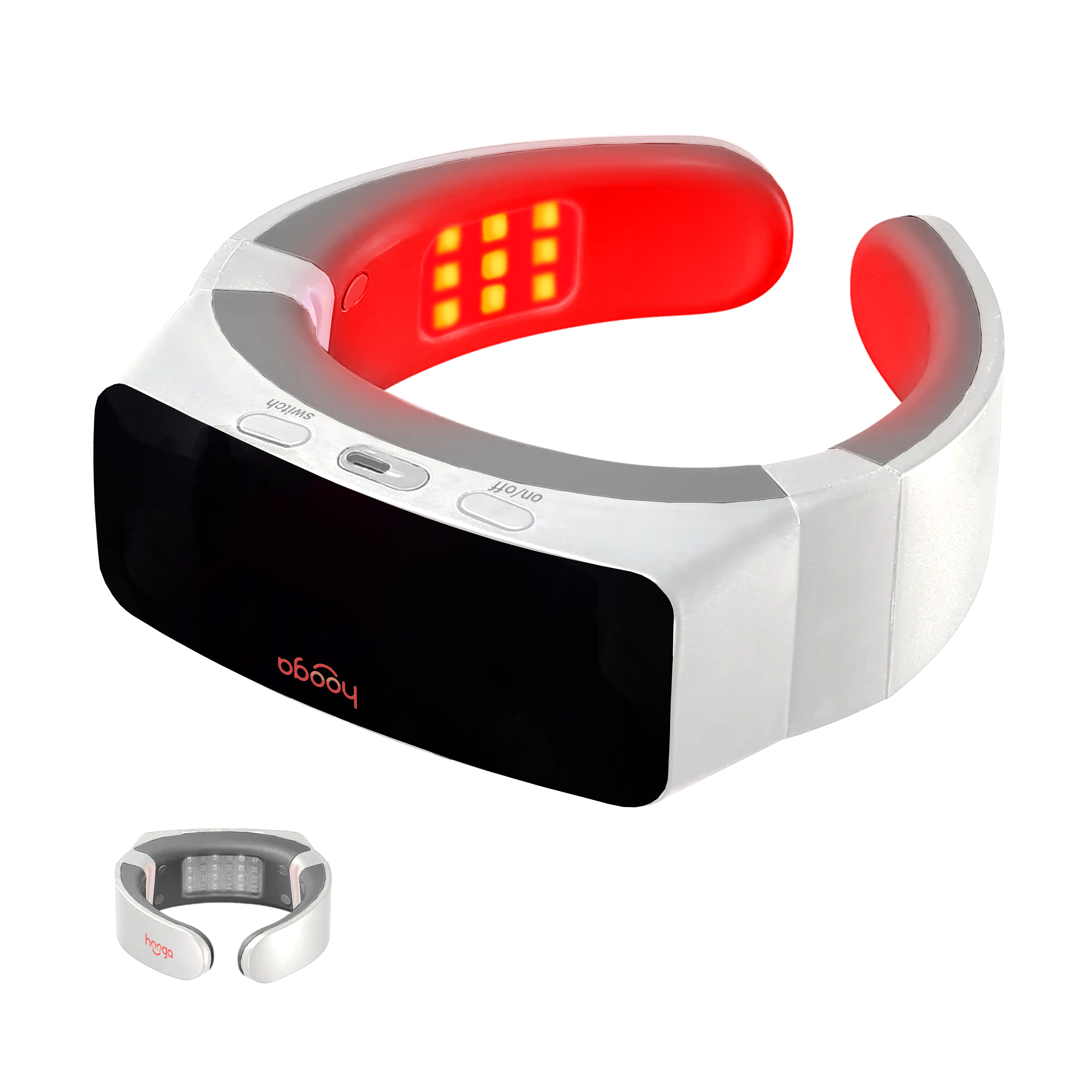 Hooga Health Red Light Therapy Neck & Nasal Device