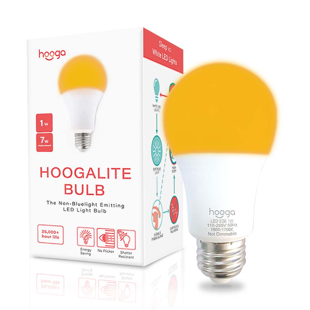 Hooga Health Amber Sleep Light Bulb