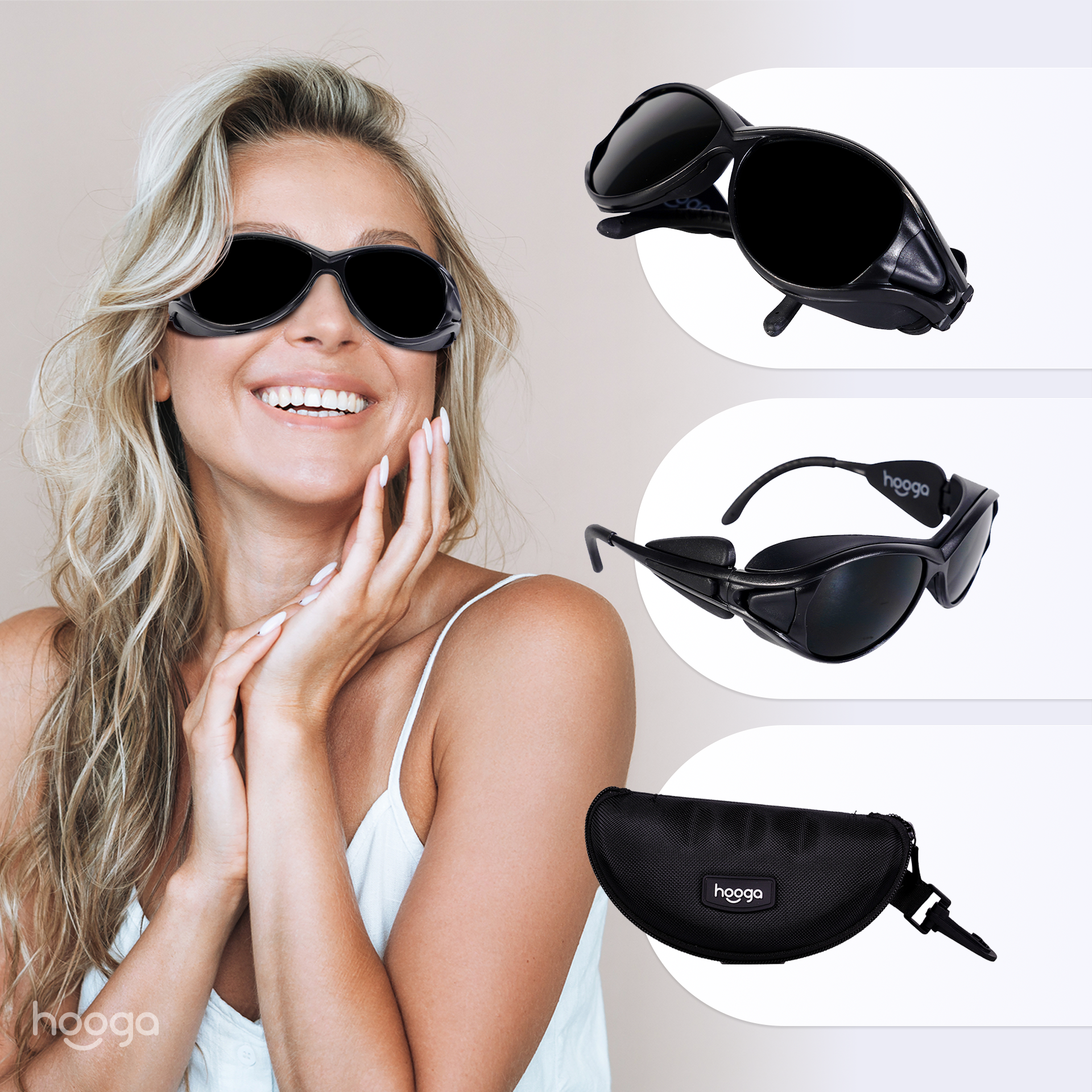 Hooga Health Red Light Therapy Protective Glasses