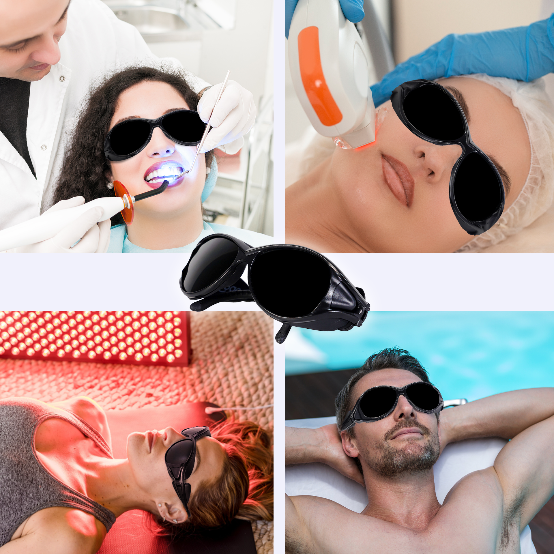 Hooga Health Red Light Therapy Protective Glasses