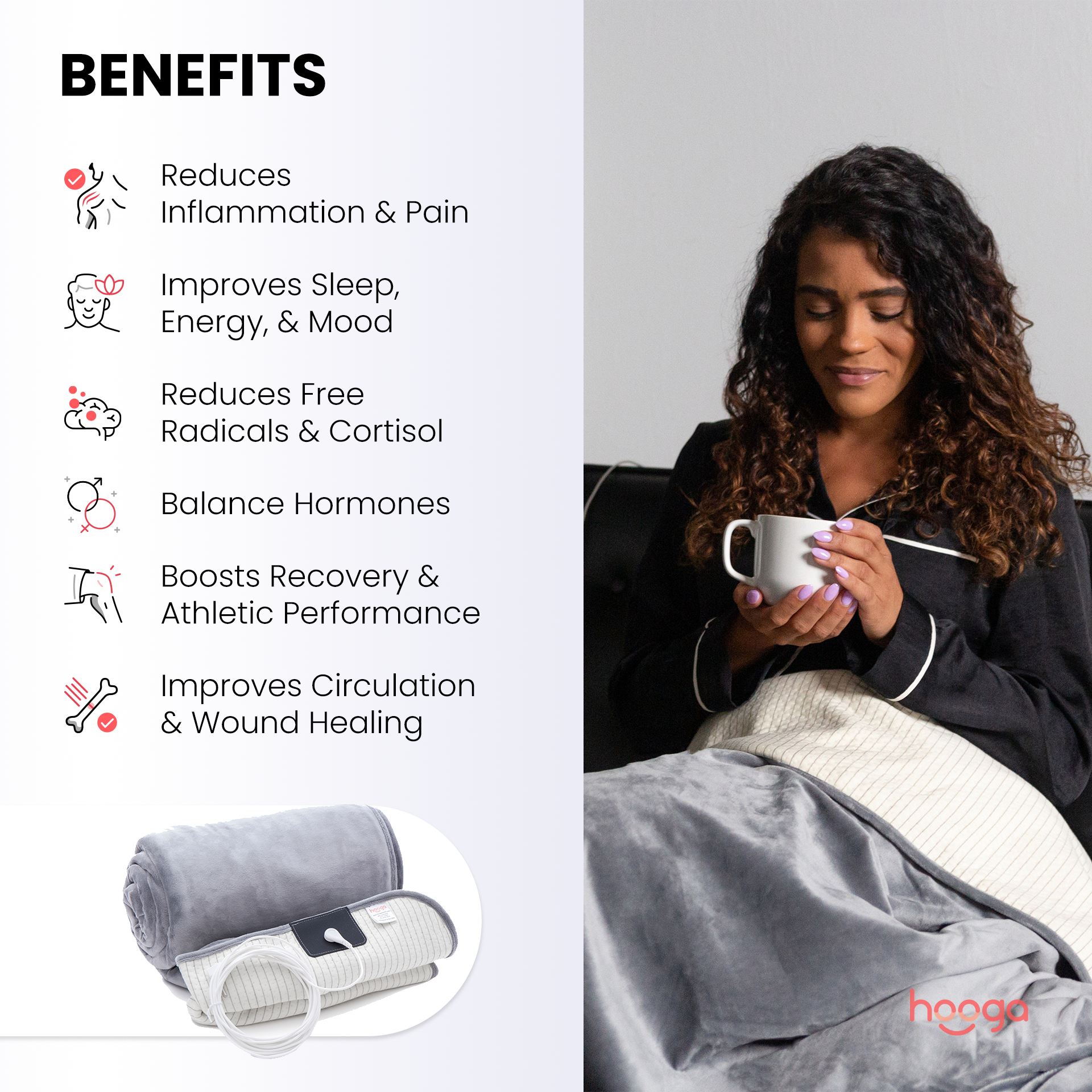 Hooga Health Grounding Blanket