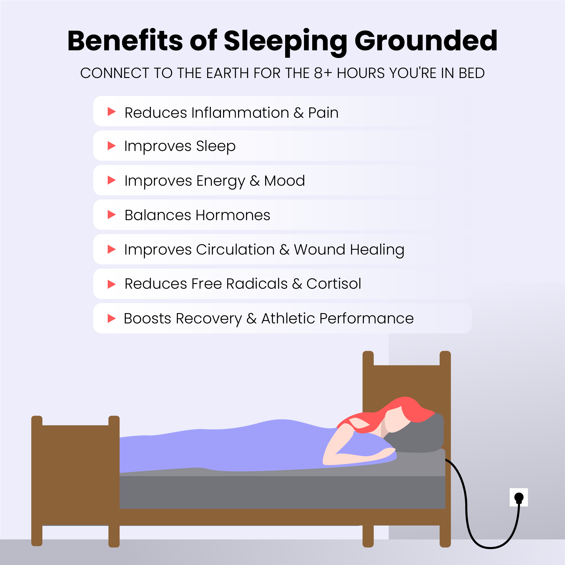 Hooga Health Grounding Pillowcase - Gray