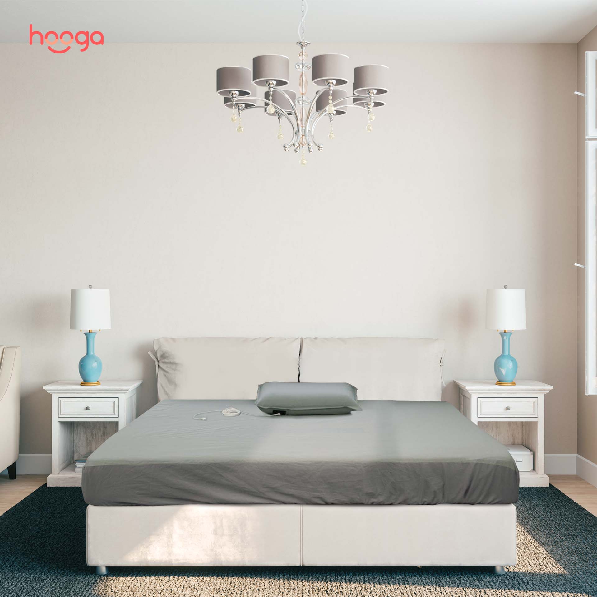 Hooga Health Grounding Pillowcase - Gray