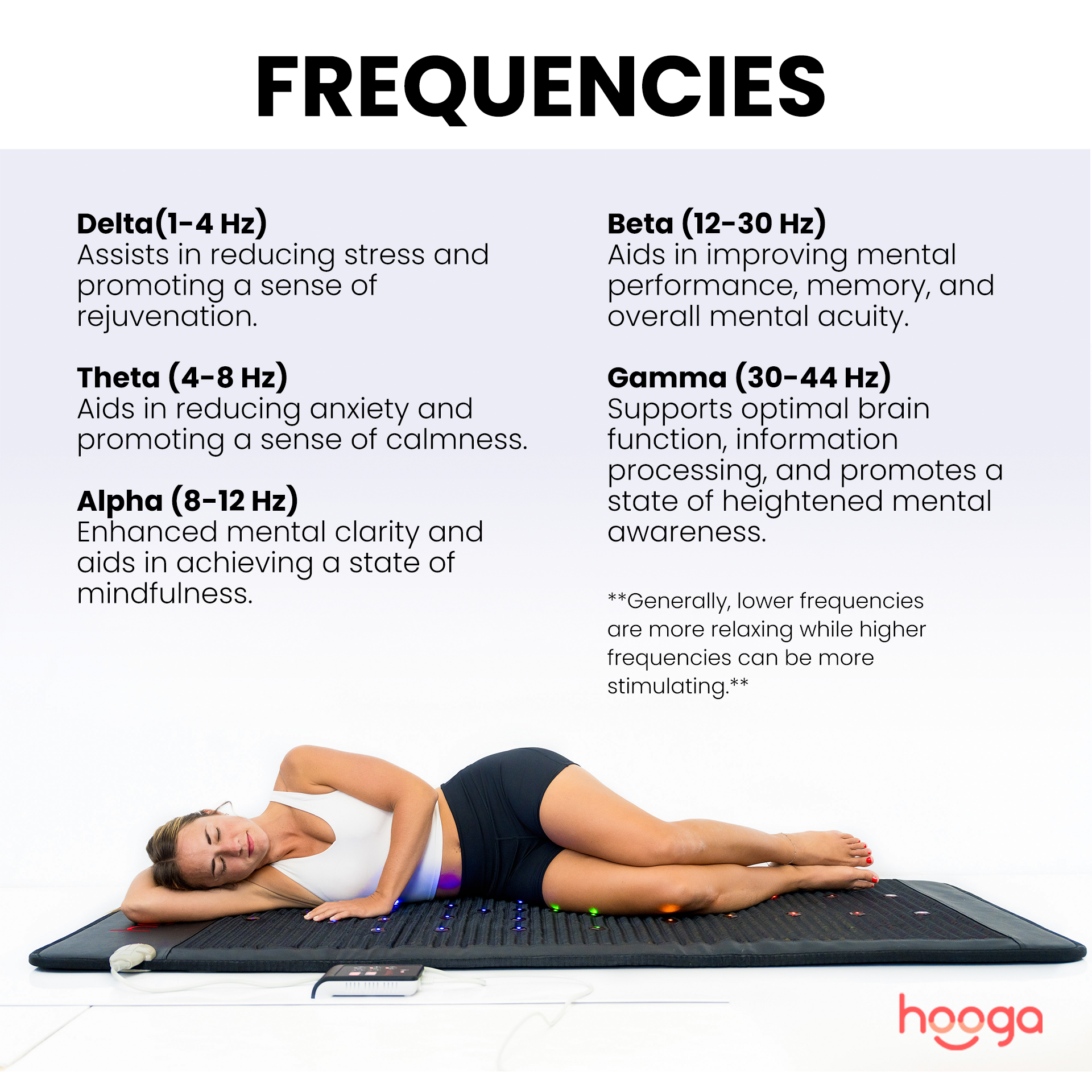 Hooga Health PEMF Chakra Mat with Infrared Heat