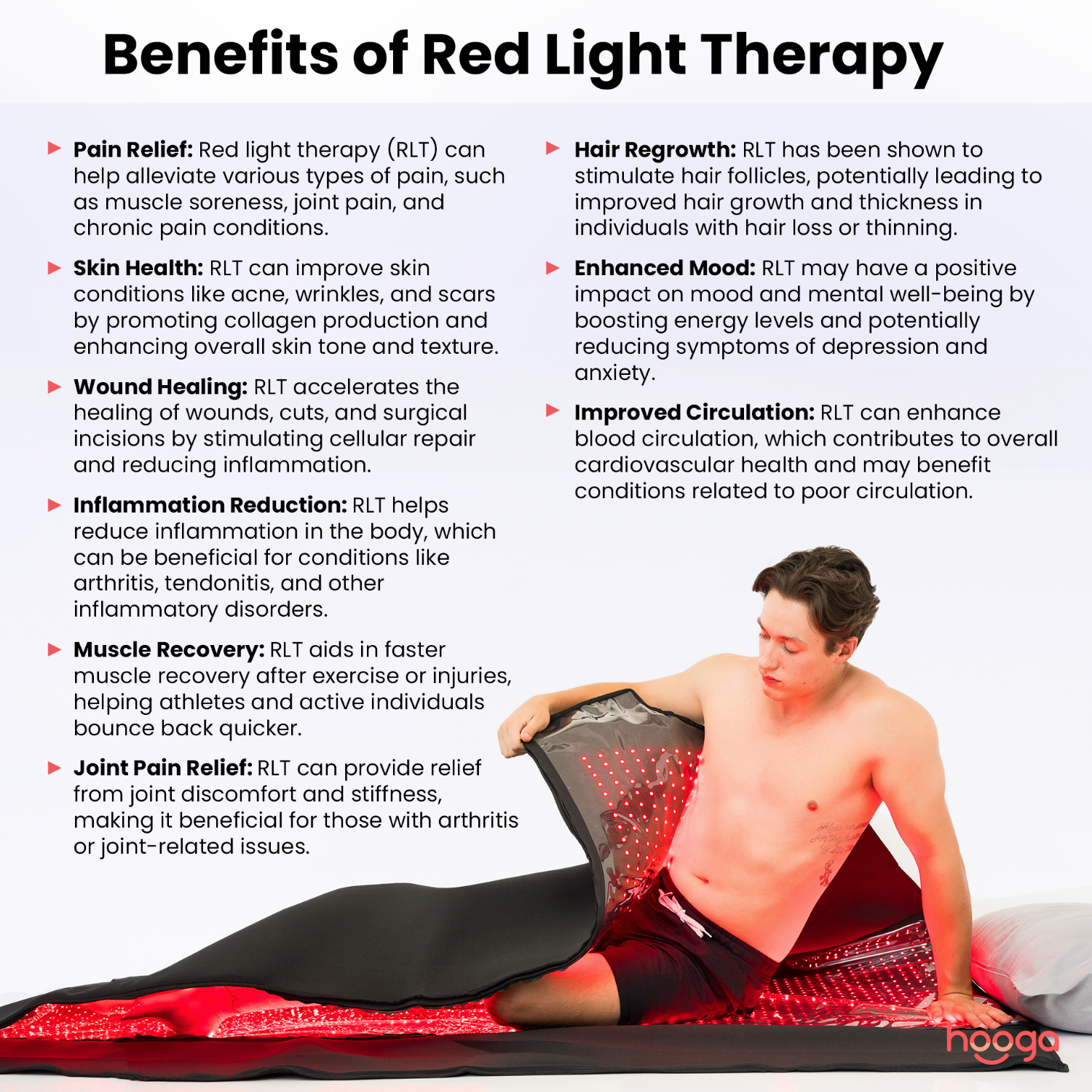 Hooga Health Red Light Therapy Blanket Pod (Extra Large)